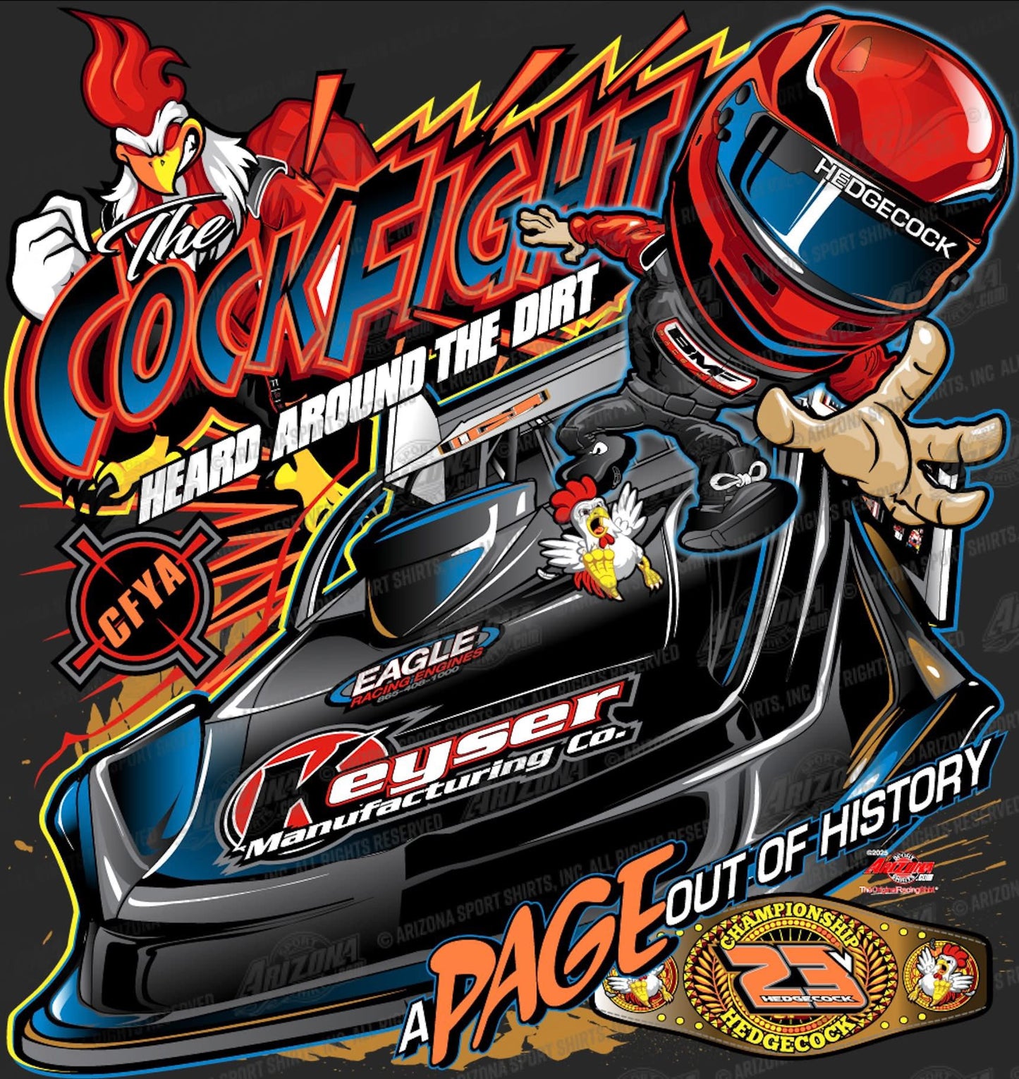 LIMITED EDITION: “𝗧𝗵𝗲 𝗖𝗼𝗰𝗸𝗳𝗶𝗴𝗵𝘁 𝗛𝗲𝗮𝗿𝗱 𝗔𝗿𝗼𝘂𝗻𝗱 𝘁𝗵𝗲 𝗗𝗶𝗿𝘁”